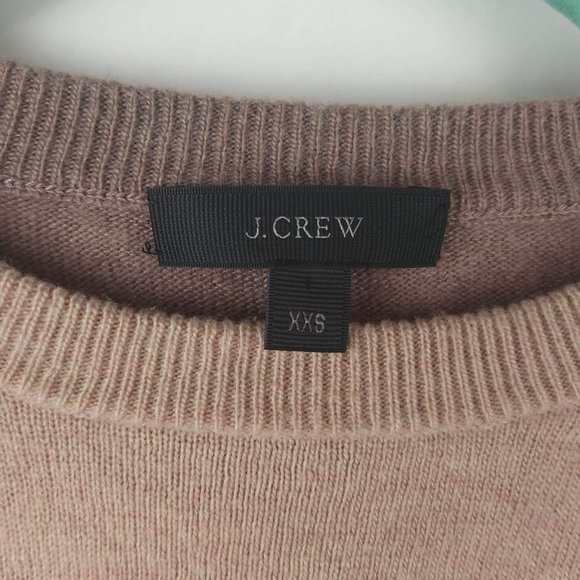 J. Crew Wool Blend Colorblock Oversized Tunic Sweater sz XXS Flawed - Picture 3 of 9